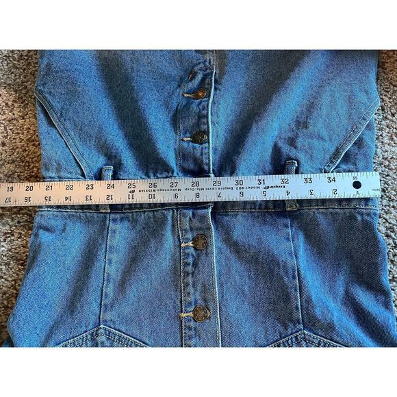 Lioness U Know What's Up Denim Romper, XL, Cotton, Australia, Jumpsuit, Shorts - Picture 5 of 10